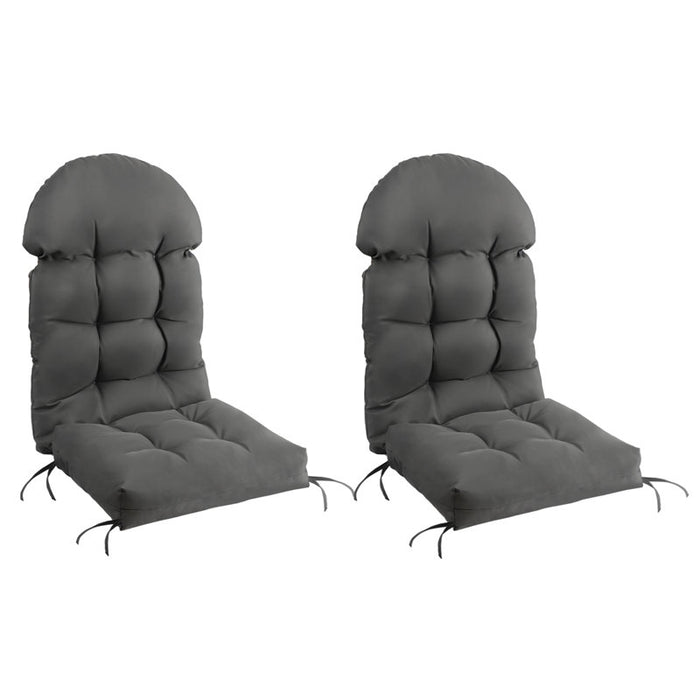 2 coussins pour siège et dossier de chaise Adirondack d'extérieur