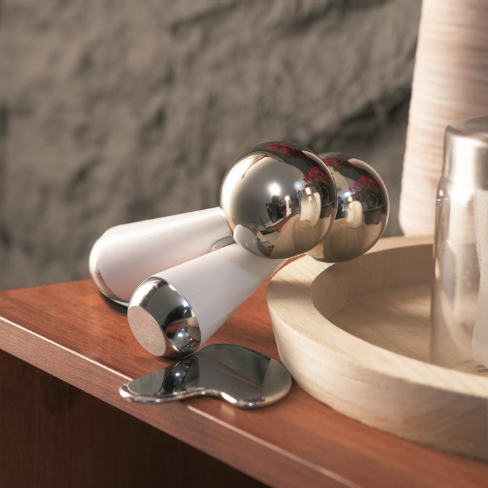 360° Rotating Stainless Steel Ice Globes