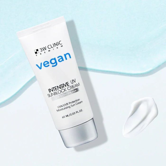 3W Clinic Premium Vegan Intensive UV Sunblock Cream 60ml