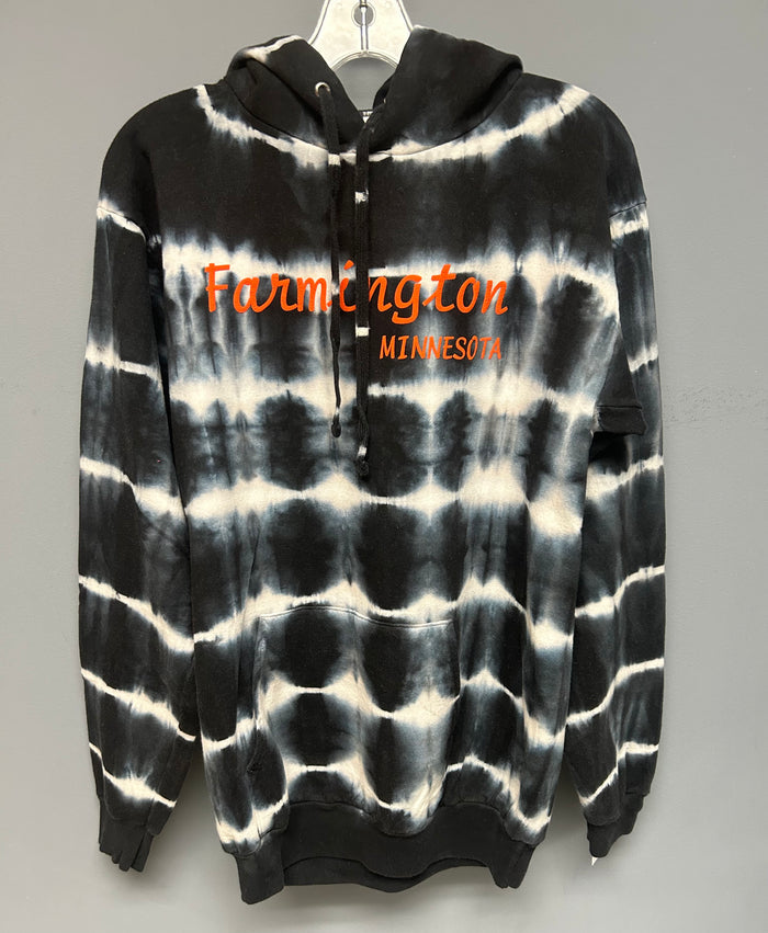 ALLOVER STRIPE TIE-DYE FLEECE