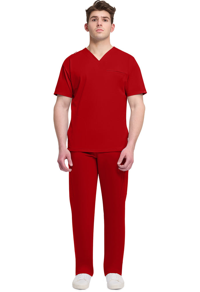 Achieve by Cherokee Men's 3-Pocket V-Neck Top