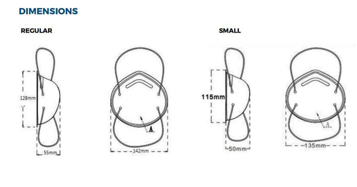 ALG Hard Cup Shell Masks (25 Pack)