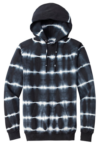 ALLOVER STRIPE TIE-DYE FLEECE