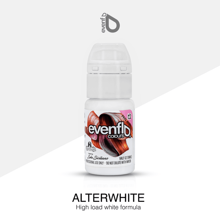 ALTER WHITE Permablend 15ml High Pigment Permanent Makeup Ink - Vegan, Long-Lasting, Sterilized - SD Cosmetics Care