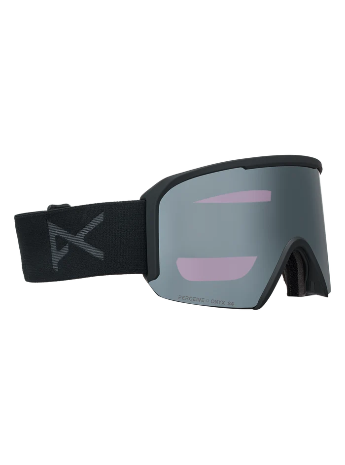 Product image of Anon Nesa Goggles + Bonus Lens + MFI® Face Mask[Variant:Frame: Smoke, Lens: Perceive Sunny Onyx (6% / S4), Spare Lens: Perceive Cloudy Burst (59% / S1)]