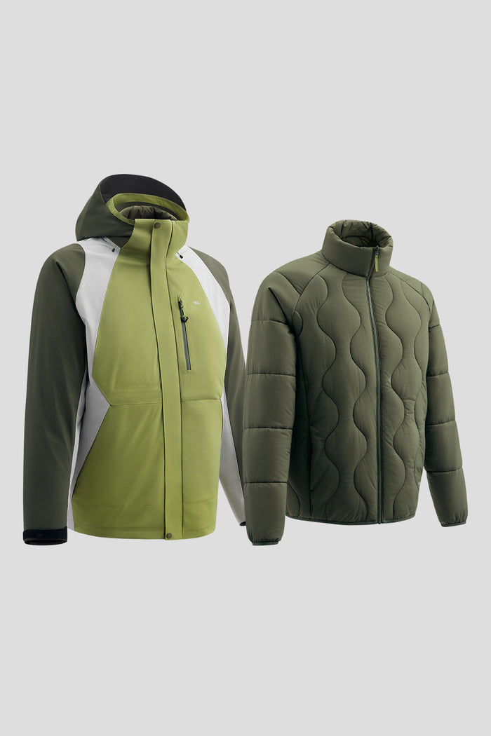 Stone Blue Green & Vine Mist Gray / M