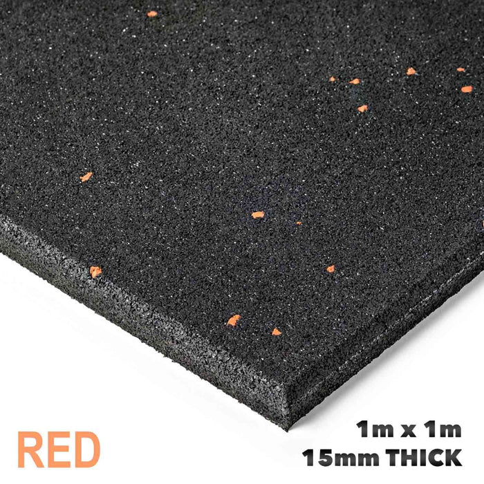 Armortech Rubber Gym Flooring Mats 1m x 1m x 15mm