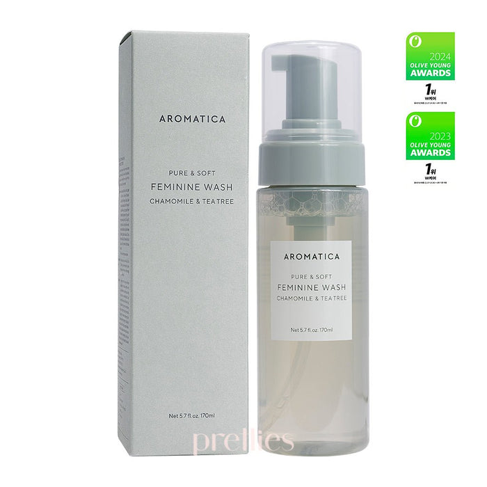 AROMATICA Pure & Soft Feminine Wash 170ml (Chamomile & Tee Tree)