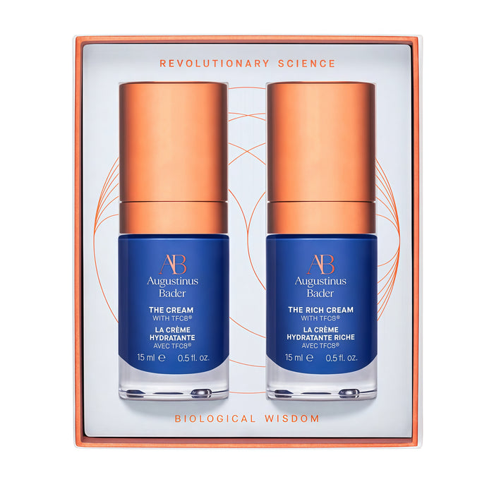 Augustinus Bader Discovery Duo set with The Cream and The Rich Cream 15 ml bottles