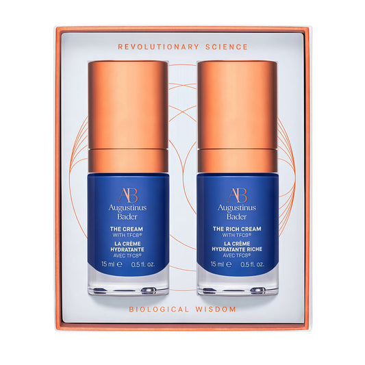 Augustinus Bader Discovery Duo set with The Cream and The Rich Cream 15 ml bottles