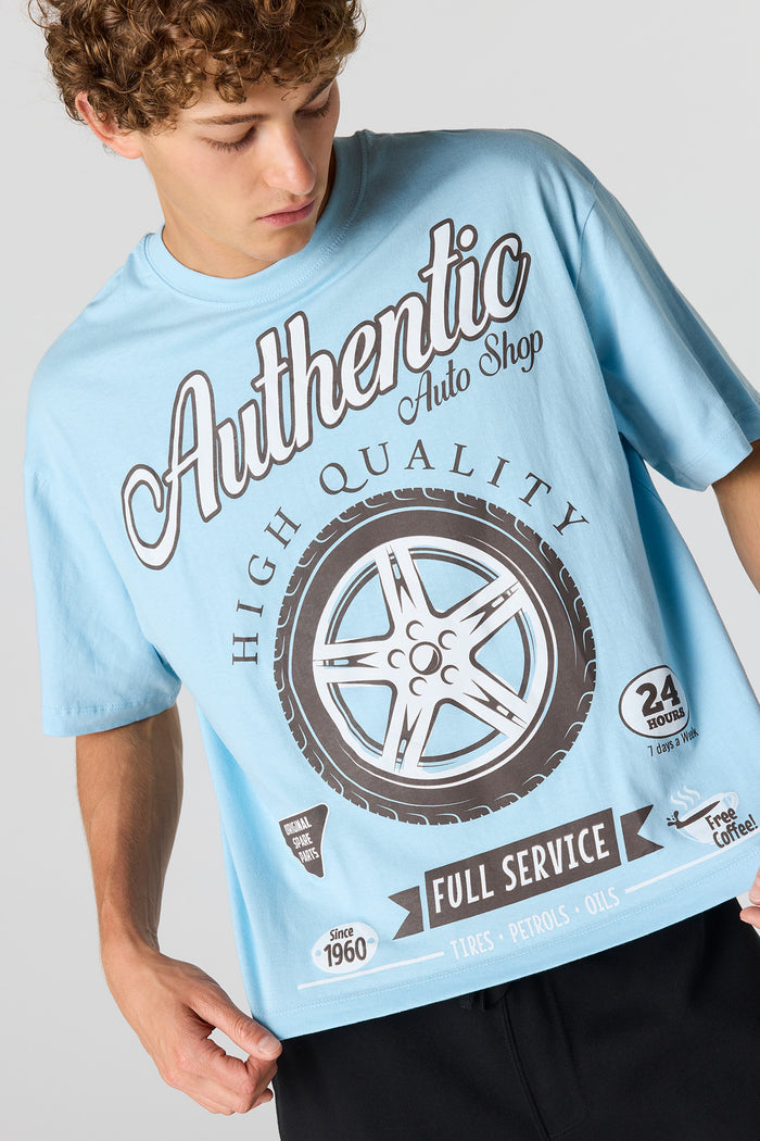Auto Shop Graphic Boxy T-Shirt