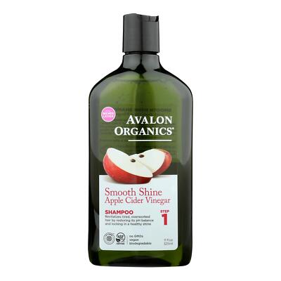 AVALON ORGANICS Smooth Shine Apple Cider Vinegar Shampoo شامبو أفالون لمعان ونعومة بخلاصة خل التفاح