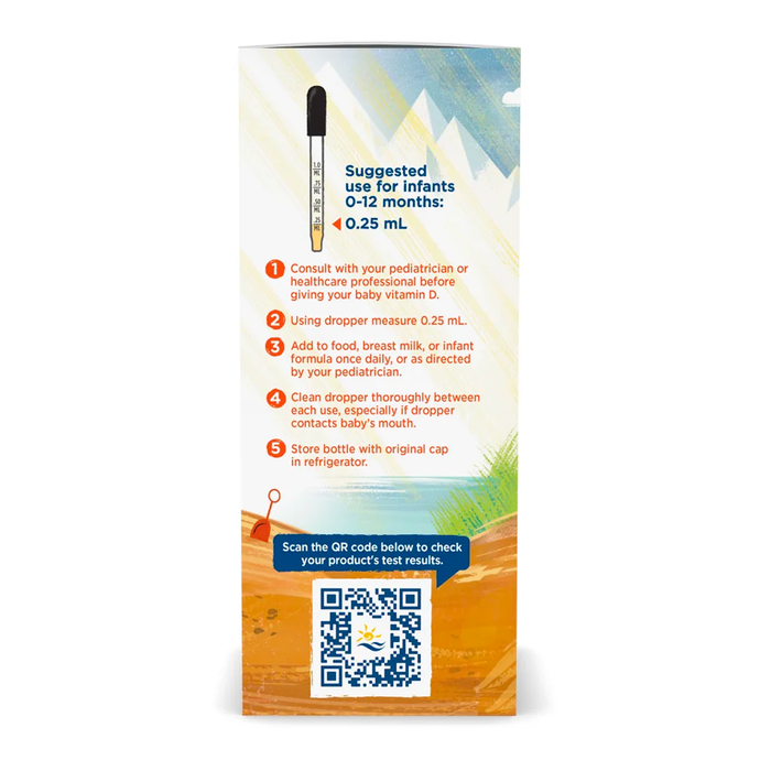 Baby's Vitamin D3 0.76 Fl. Oz. by Nordic Naturals