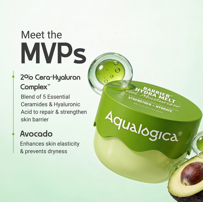 Barrier+ Hydra Melt Gel Moisturizer with  2% Cera-Hyaluron Complex™ & Avocado - 100 g