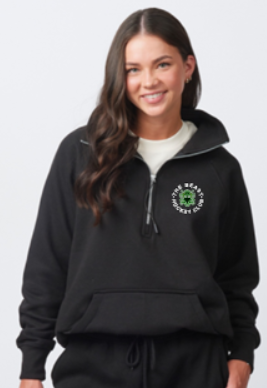 BEAST HOCKEY LADIES BOXY 1/2 ZIP FLEECE
