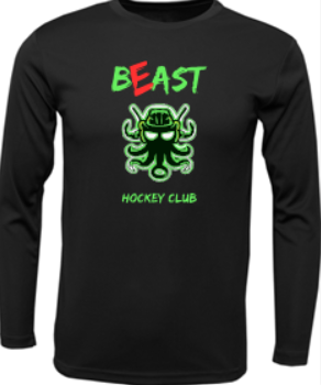 BEAST HOCKEY YOUTH EXTREME-TEK LONG SLEEVE T-SHIRT