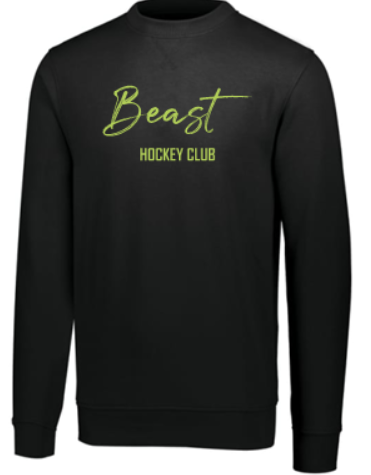 BEAST HOCKEY"PUFF" 60/40 FLEECE HOODIE CREWNECK
