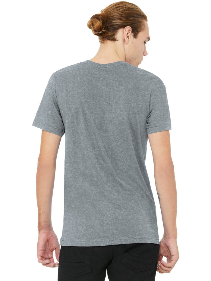no-logo Bella+Canvas Unisex Heather CVC V-Neck Tee-Regular-Bella&Canvas-Thread Logic