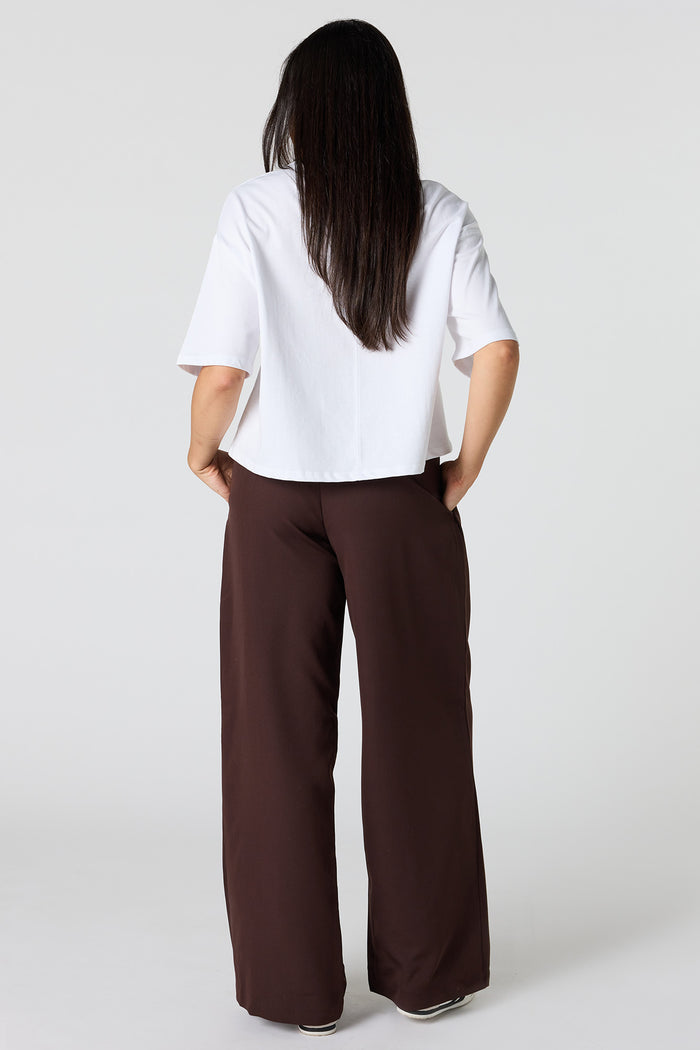Belted Baggy Dress Pant
