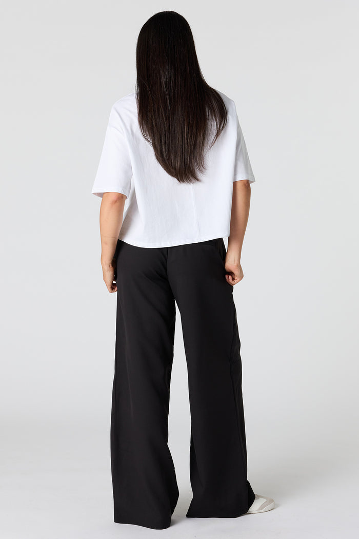 Belted Baggy Dress Pant