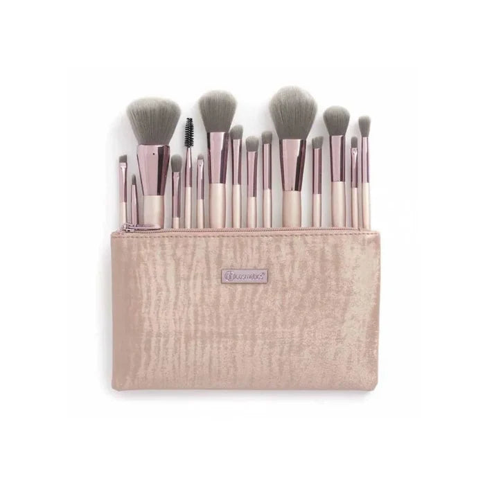 BH Cosmetics Lavish Elegance 15 Pcs Brush Set With Cosmetic Bag