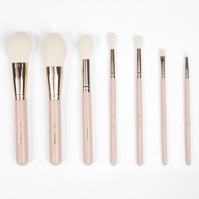 BH Travel Series 7pcs Face and Eye Brush Set with Bag