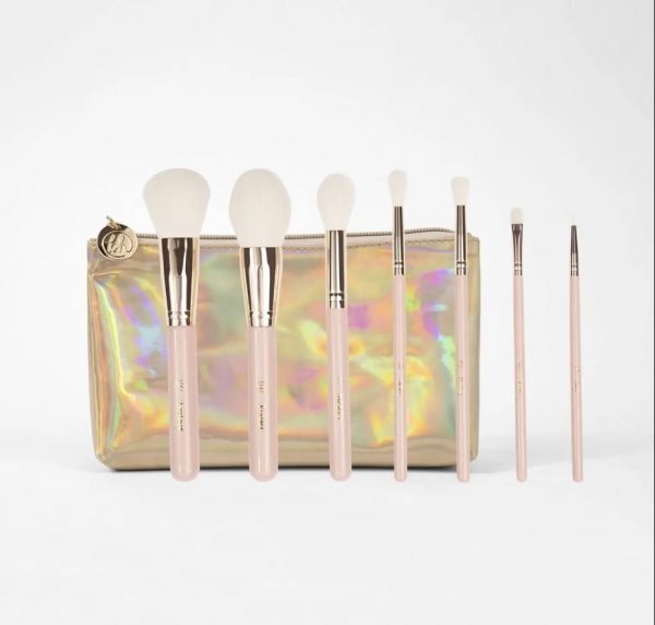 BH Travel Series 7pcs Face and Eye Brush Set with Bag