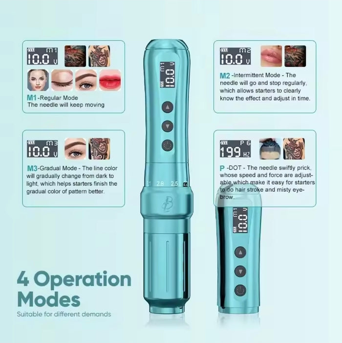 Biomaser Thunder U1 Wireless PMU Pen Machine | Permanent makeup Machine | Permanent Tattoo Machine Eyebrows & Lips - SD Cosmetics Care