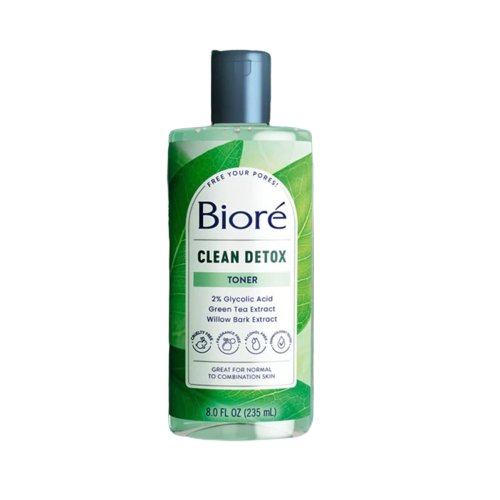 BIORE Clean Detox Sensitive Skin Toner تونر البشرة بالجلايكولك اسد