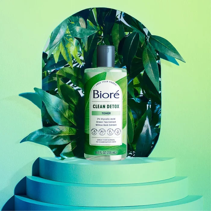 BIORE Clean Detox Sensitive Skin Toner تونر البشرة بالجلايكولك اسد