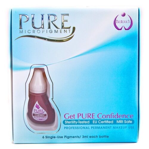 Biotouch Pure Pigment CHERRY Permanent Makeup 3ml × 1 Bottle - SD Cosmetics Care