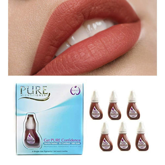 Biotouch Pure Pigment ROSEWOOD Permanent Makeup 3ml × 1 bottle - SD Cosmetics Care