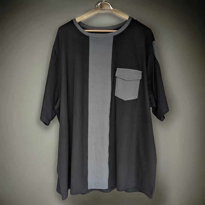 Black and Grey Block Style Premium Cotton Co-ord Set