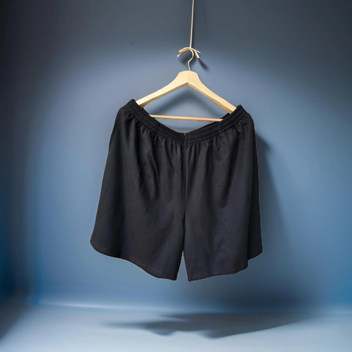 Black Cotton Shorts_Polo_Tshirts_Pant_Gym_Kurtas_Co-ords_Shorts_Joggers - Sizes from 12XL_11XL_10XL_9XL_8XL_7XL_6XL_5XL_4XL_3XL_2XL_XL.