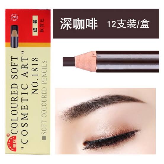 Black Waterproof Eyebrow Pencil Brow Pencil Long Lasting Microblading Supplies Kit,Brow Pencil Set for Marking,Creat Natural Eyebrow Makeup (1 pencil) - SD Cosmetics Care