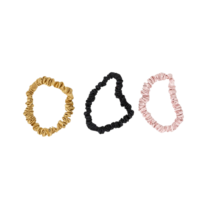 Blissy Mulberry Silk Scrunchie (3 Pack)