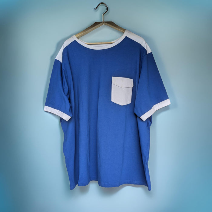 Blue and White Stripe Cotton Co-ord Set