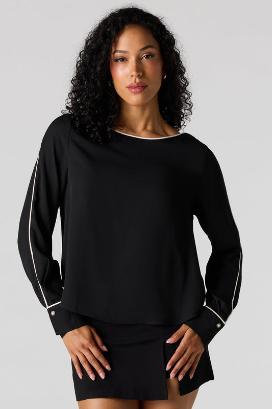 Boat Neck Blouse