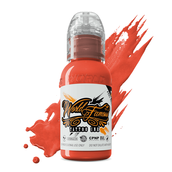 Bora Bora Peach Tattoo Ink 15ml High-Opacity Warm Peach Orange Red Undertones - SD Cosmetics Care