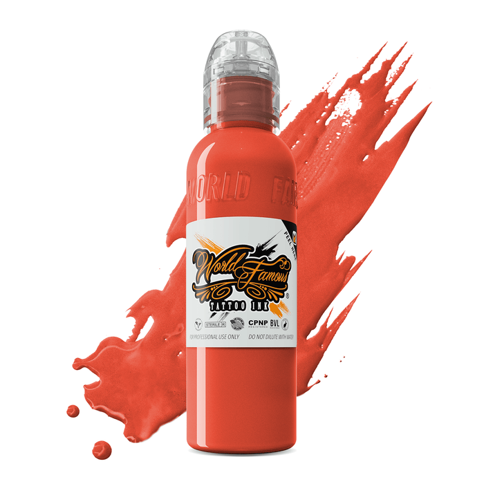 Bora Bora Peach Tattoo Ink 15ml High-Opacity Warm Peach Orange Red Undertones - SD Cosmetics Care