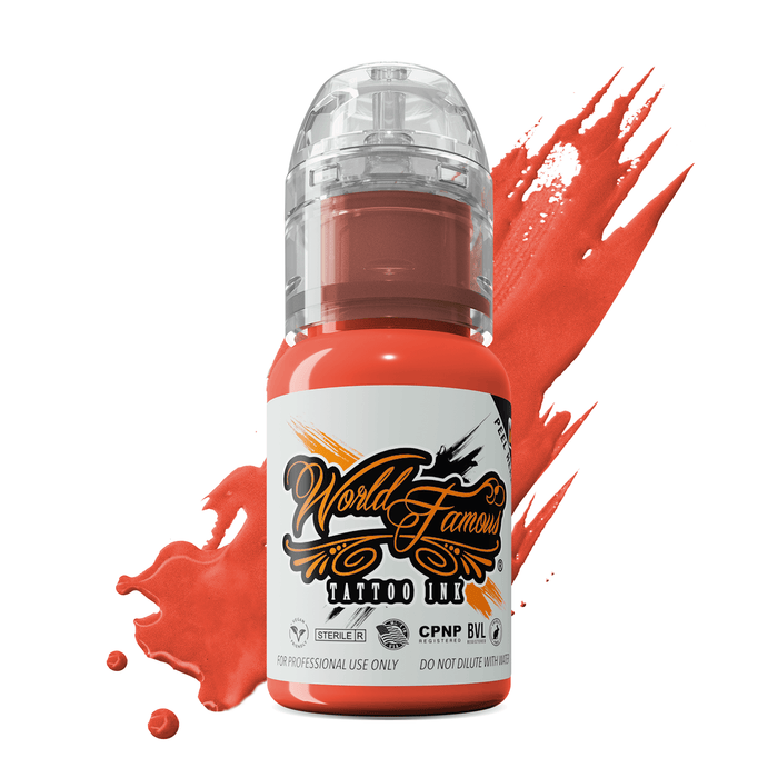 Bora Bora Peach Tattoo Ink 15ml High-Opacity Warm Peach Orange Red Undertones - SD Cosmetics Care