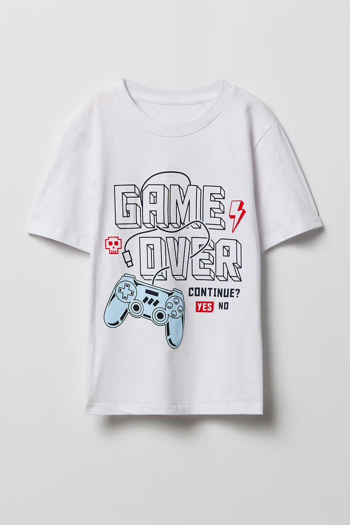 Boys Game Over Graphic T-Shirt