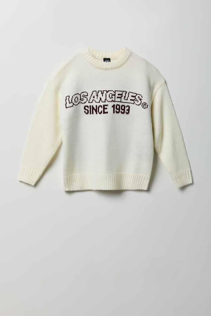 Boys Jacquard Knit Sweater