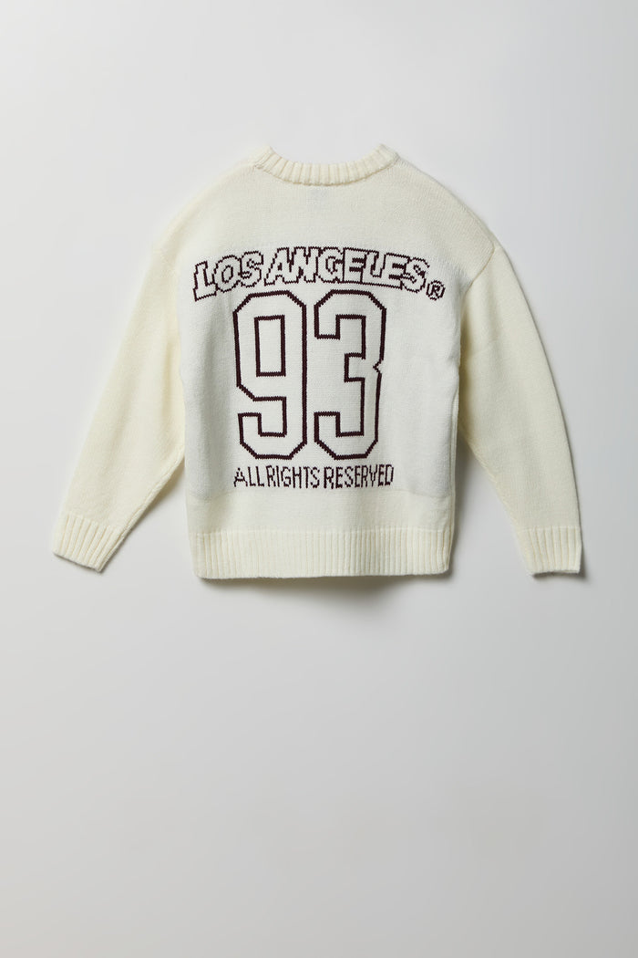 Boys Jacquard Knit Sweater