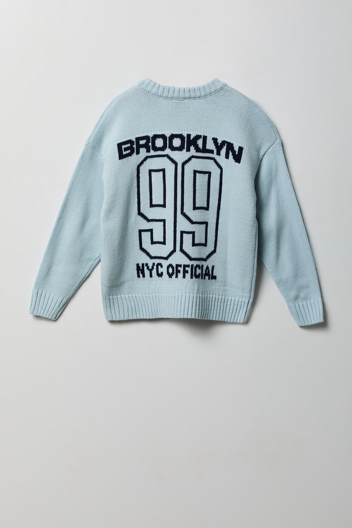 Boys Jacquard Knit Sweater