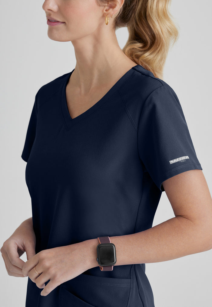 Breeze Top - Navy - Grey's Anatomy Scrubs