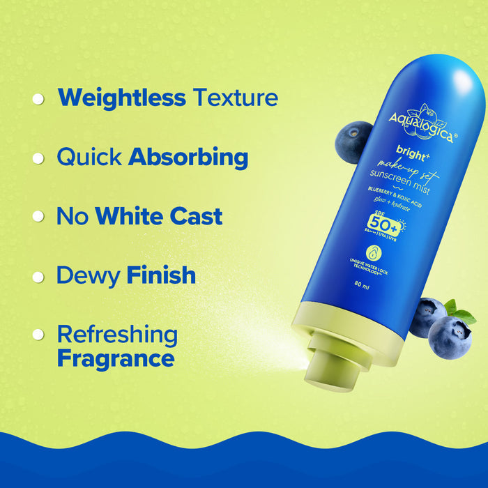Sunscreen mist weightless no white cast quick absorbing