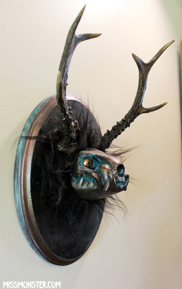 BRONZE CLACKER- OOAK WALL SCULPTURE