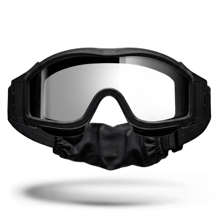 BSX Tango Goggle Standard Clear Lens Black