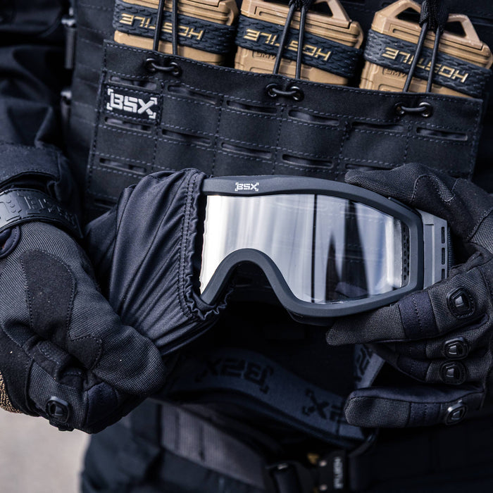 BSX Tango Goggle Standard Clear Lens Black
